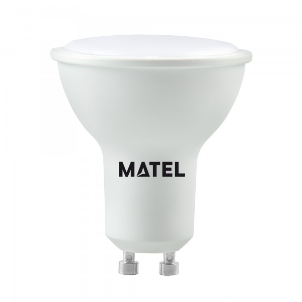 Bomb.led dicroica al.fund.120ºgu10  8w.f (caja de 10 unidades)