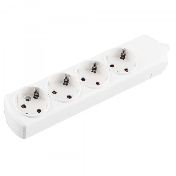 Base onlex blanca 4tomas   sin cable