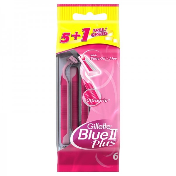 GILLETTE BLUE II PLUS 5+1 U