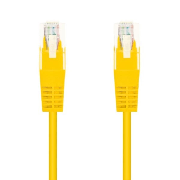 Nanocable latiguillo cat.6 utp 25cm amarillo