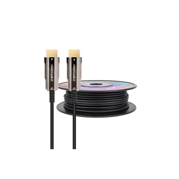 Nanocable cable hdmi v2.0 aoc 4k@60hz 18gbp 40 m