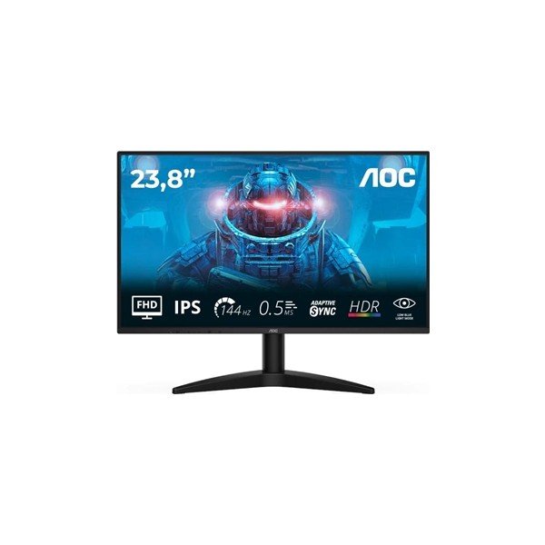 Aoc 24b36x monitor 23.8"  ips 144hz hdmi dp